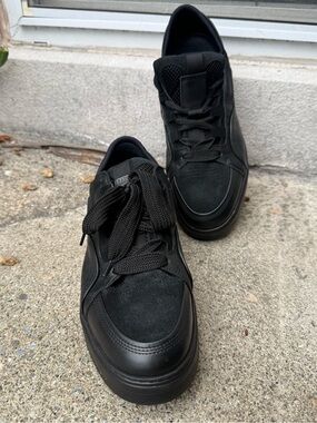 Allsaints Logan Mixed Media Sneaker